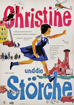 Christine und die St&ouml;rche - German Movie Poster (thumbnail)