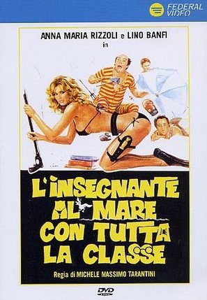 L&#039;insegnante al mare con tutta la classe - Italian DVD movie cover (thumbnail)