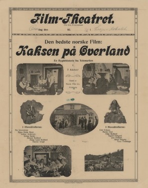 Kaksen p&aring; &Oslash;verland - Norwegian Movie Poster (thumbnail)