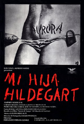Mi hija Hildegart - Spanish Movie Poster (thumbnail)