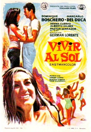 Vivir al sol - Spanish Movie Poster (thumbnail)