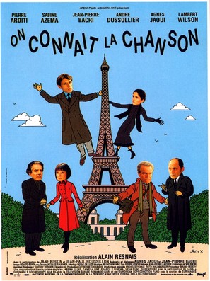 On conna&icirc;t la chanson - French Movie Poster (thumbnail)
