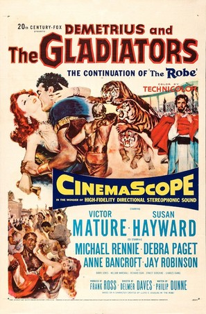 Demetrius and the Gladiators - Movie Poster (thumbnail)