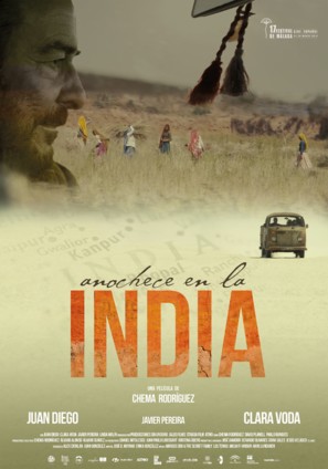 Anochece en la India - Spanish Movie Poster (thumbnail)