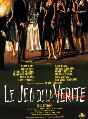 Le jeu de la v&eacute;rit&eacute; - French Movie Poster (thumbnail)