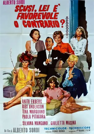 Scusi, lei è favorevole o contrario? Poster