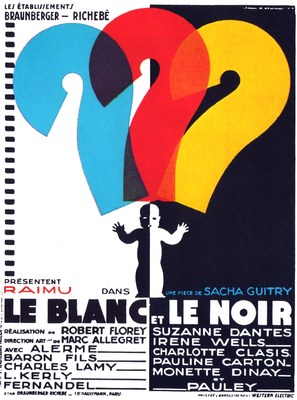 Blanc et le noir, Le - French Movie Poster (thumbnail)
