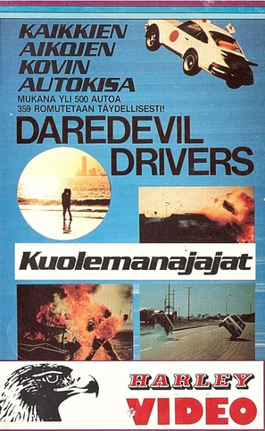 Daredevil Drivers - Finnish VHS movie cover (thumbnail)