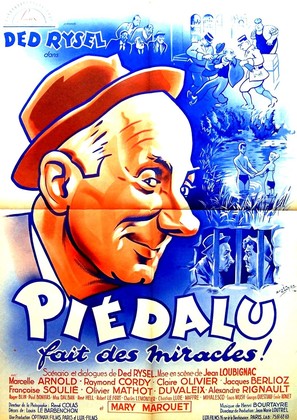 Pi&eacute;dalu fait des miracles - French Movie Poster (thumbnail)