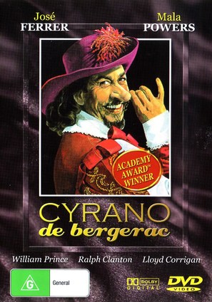 Cyrano de Bergerac - Australian DVD movie cover (thumbnail)