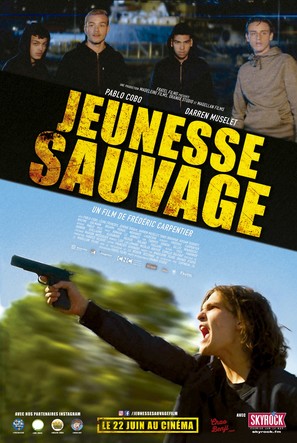 Jeunesse sauvage - French Movie Poster (thumbnail)