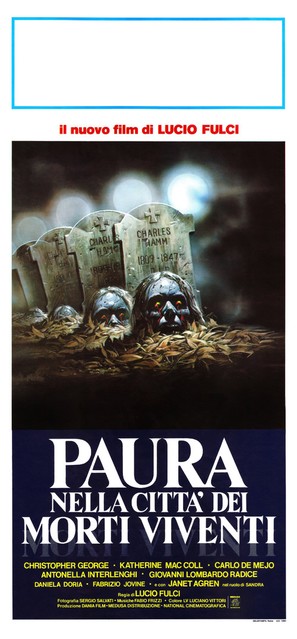 Paura nella citt&agrave; dei morti viventi - Italian Movie Poster (thumbnail)