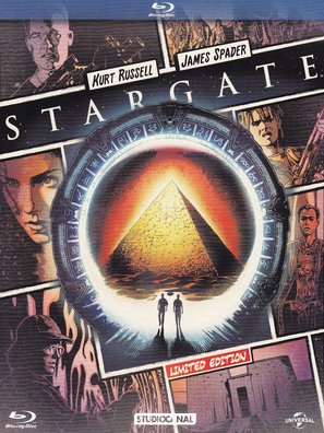 Stargate - British Blu-Ray movie cover (thumbnail)