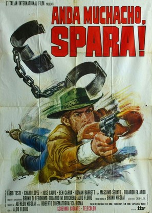 Anda muchacho, spara! - Italian Movie Poster (thumbnail)
