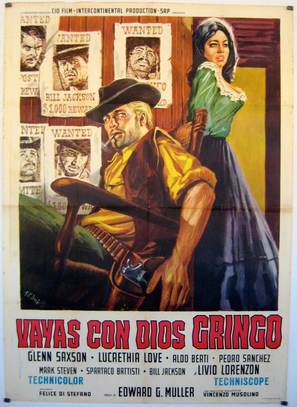 Vaya con dios gringo - Italian Movie Poster (thumbnail)