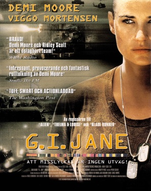 G.I. Jane - Swedish Movie Poster (thumbnail)