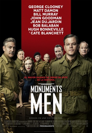 The Monuments Men - Spanish Movie Poster (thumbnail)