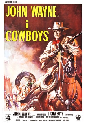 The Cowboys - Italian Movie Poster (thumbnail)