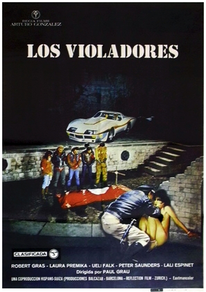 Los violadores - Spanish Movie Poster (thumbnail)