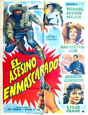 El asesino enmascarado - Mexican Movie Poster (thumbnail)