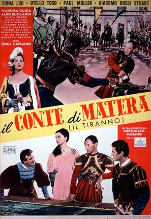 Il conte di Matera - Italian Movie Poster (thumbnail)