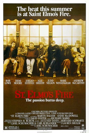 St. Elmo's Fire - Movie Poster (thumbnail)