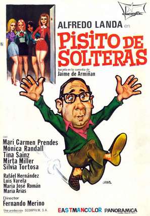Pisito de solteras - Spanish Movie Poster (thumbnail)