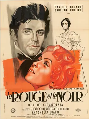 Le rouge et le noir Poster