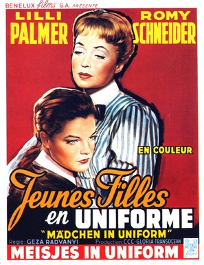 M&auml;dchen in Uniform - Belgian Movie Poster (thumbnail)