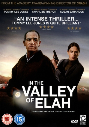 In the Valley of Elah - British DVD movie cover (thumbnail)