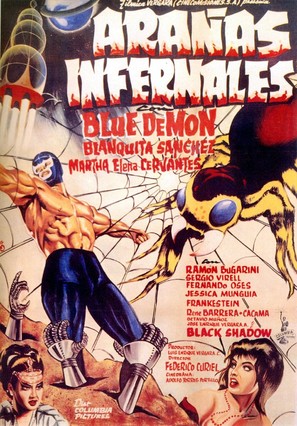 Ara&ntilde;as infernales - Mexican Movie Poster (thumbnail)