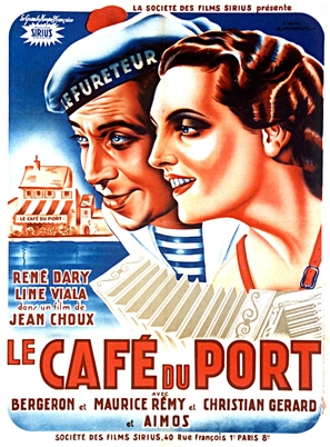 Le caf&eacute; du port - French Movie Poster (thumbnail)