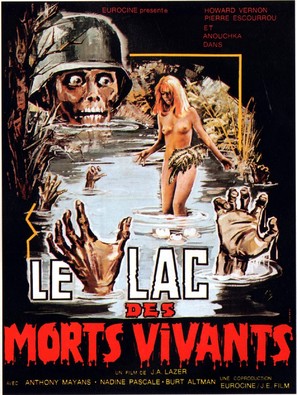 Le lac des morts vivants - French Movie Poster (thumbnail)