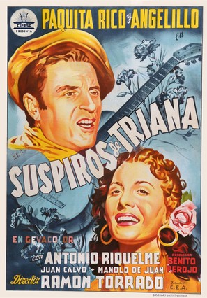 Suspiros de Triana - Spanish Movie Poster (thumbnail)