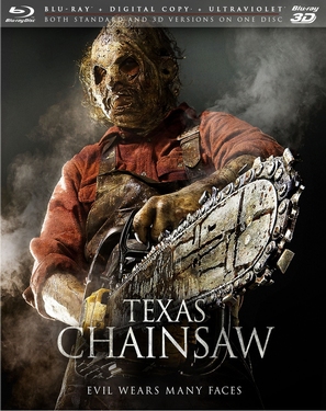 Texas Chainsaw Massacre 3D - Blu-Ray movie cover (thumbnail)