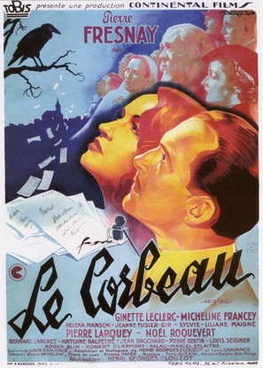 Le corbeau - French Movie Poster (thumbnail)