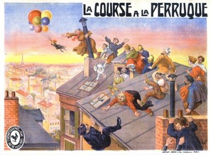 La course &agrave; la perruque - French Movie Poster (thumbnail)