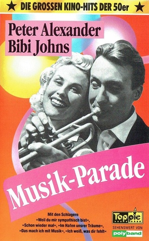 Musikparade - German VHS movie cover (thumbnail)