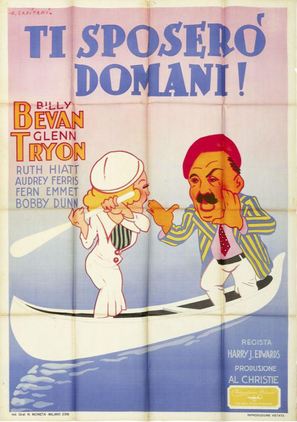 Honeymoon Beach - Italian Movie Poster (thumbnail)