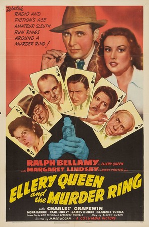 Ellery Queen and the Murder Ring - Movie Poster (thumbnail)