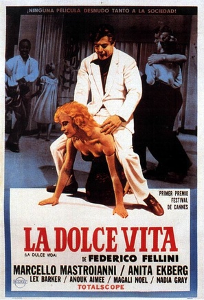 La dolce vita - Spanish Movie Poster (thumbnail)