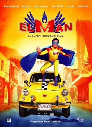 El man, el superh&eacute;roe nacional - Colombian DVD movie cover (thumbnail)