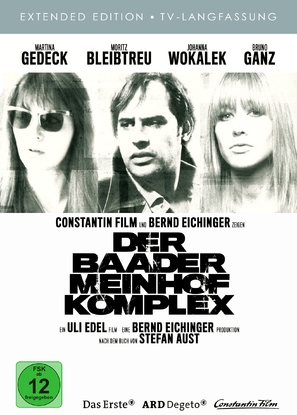 Der Baader Meinhof Komplex - German DVD movie cover (thumbnail)