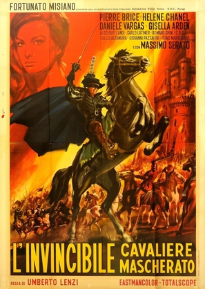 L'invincibile cavaliere mascherato - Italian Movie Poster (thumbnail)