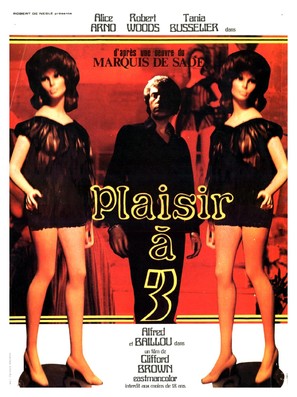 Plaisir &agrave; trois - French Movie Poster (thumbnail)