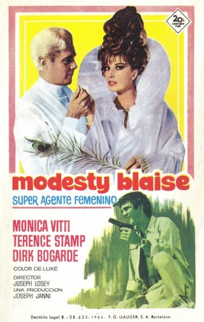 Modesty Blaise - Spanish Movie Poster (thumbnail)