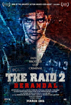 The Raid 2: Berandal - Indonesian Movie Poster (thumbnail)