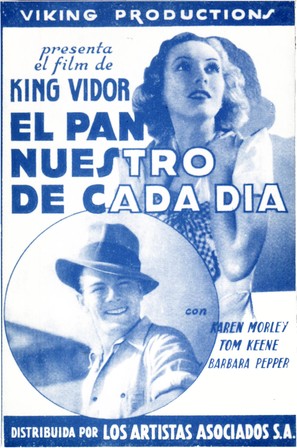 Our Daily Bread - Spanish Movie Poster (thumbnail)