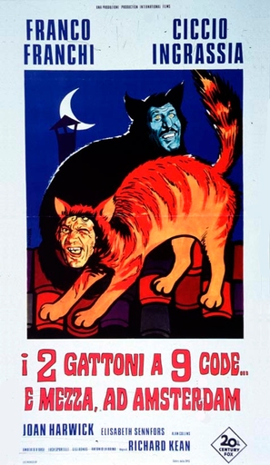 Due gattoni a nove code... e mezza ad Amsterdam - Italian Movie Poster (thumbnail)