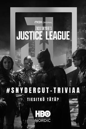 Zack Snyder&#039;s Justice League - Finnish Movie Poster (thumbnail)